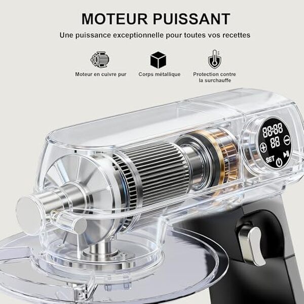 Découvrez notre test complet du robot pâtissier Camic 1800W et explorez ses performances. Alliez efficacité et élégance dans votre cuisine avec cet appareil polyvalent et puissant.