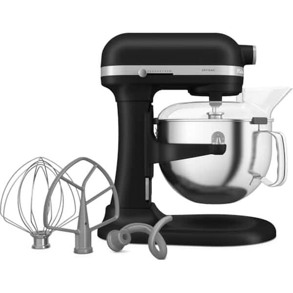 Découvrez notre test complet du robot pâtissier KitchenAid Artisan noir de 5, 6 L : un allié puissant et esthétique pour toutes vos créations culinaires