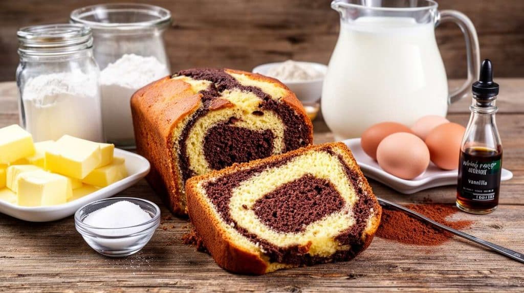 Comment réussir la recette gâteau marbré moelleux et savoureux ?