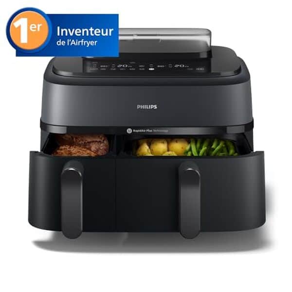 Découvrez notre avis détaillé sur le Philips Airfryer série 5000 avec double panier. Performances, technologies et résultats de cuisson testés en exclusivité. 