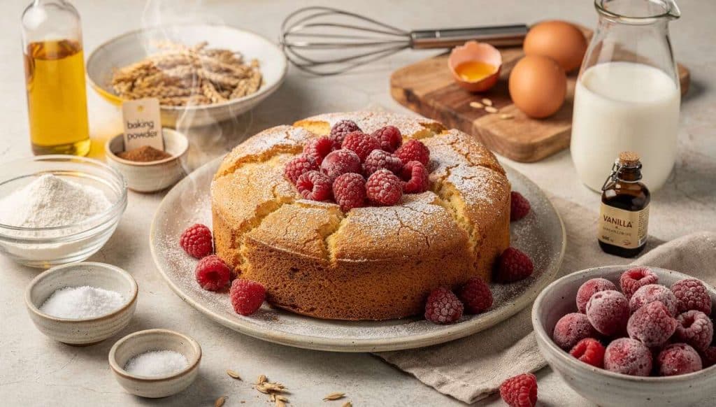 Recette gâteau framboise facile et rapide à préparer