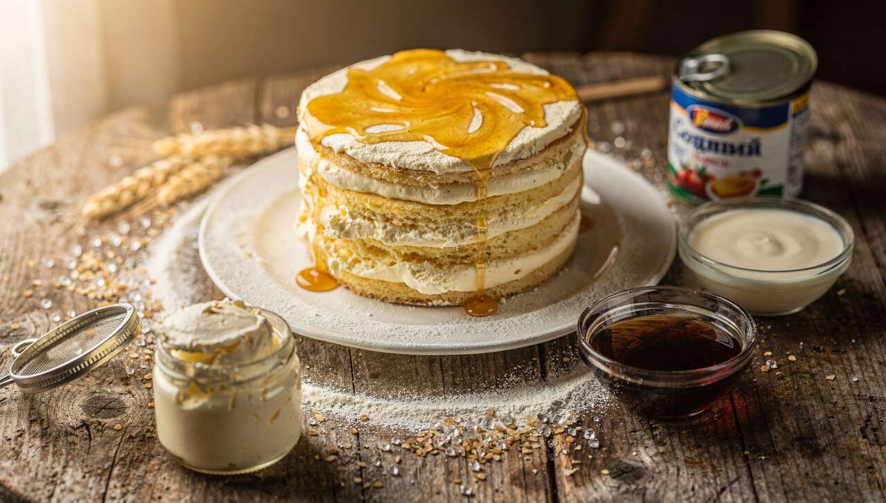 Découvrez la recette authentique de gâteau russe qui émerveille