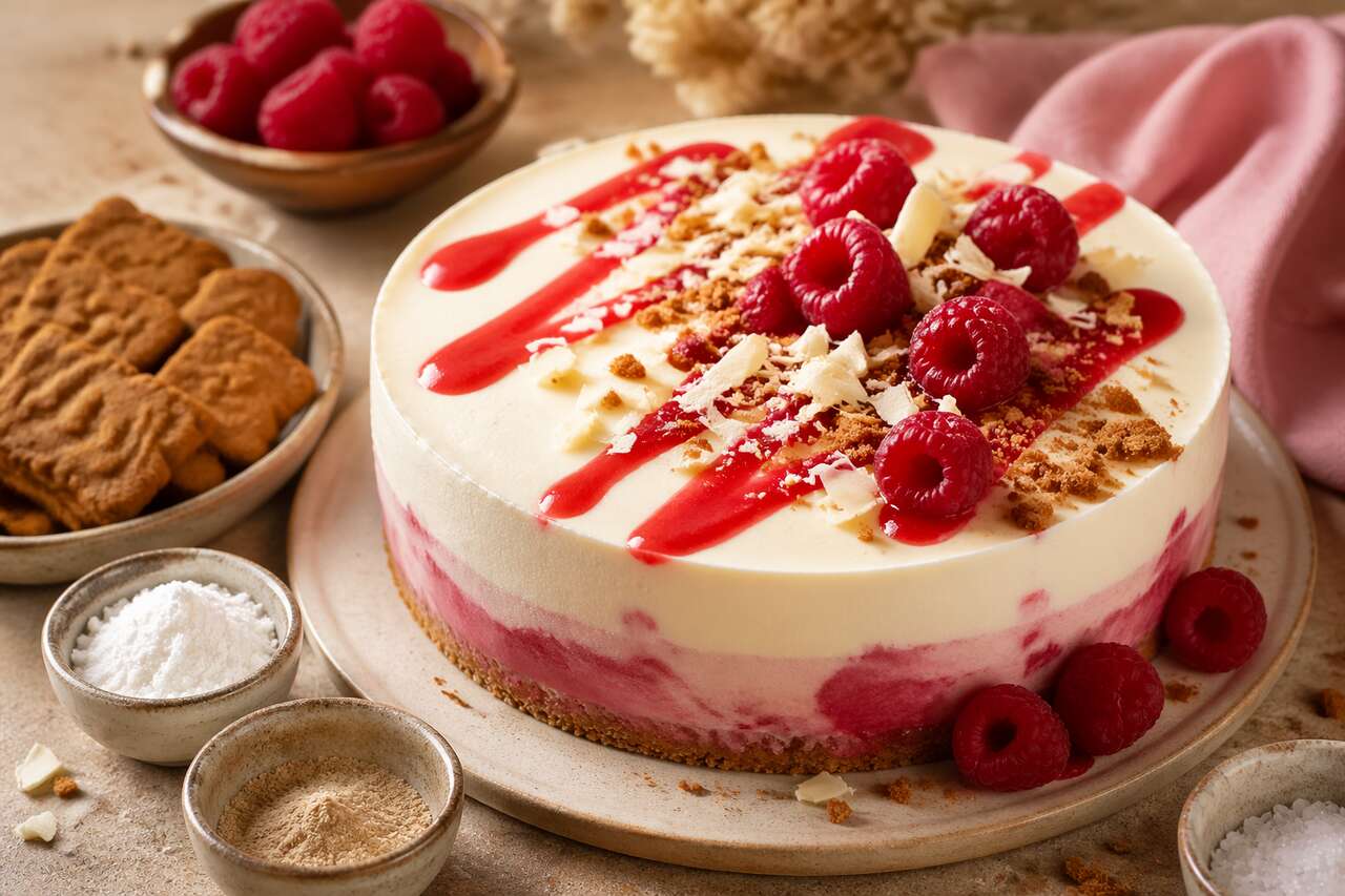 Bavarois framboise chocolat blanc : recette gourmande et facile