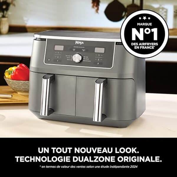 Découvrez notre test détaillé de la friteuse Ninja Air Fryer Dual Zone MAX 9, 5 L : performances, fonctionnalités et verdict final pour cette friteuse haut de gamme. 