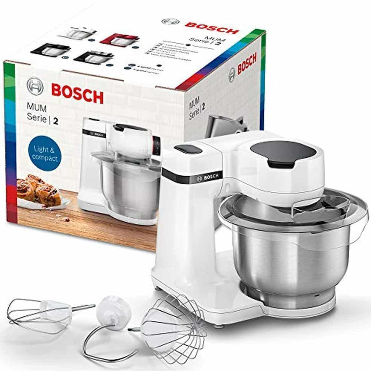 Test du Bosch MUMS2EW00 : robot pâtissier 700 watts et kit pâtisserie complet