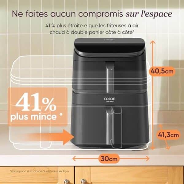 Découvrez notre avis complet sur la Cosori Air Fryer Turbo Tower 10, 8L: cette friteuse sans huile innovante à 2 tiroirs offre une cuisson saine et performante pour toute la famille. 