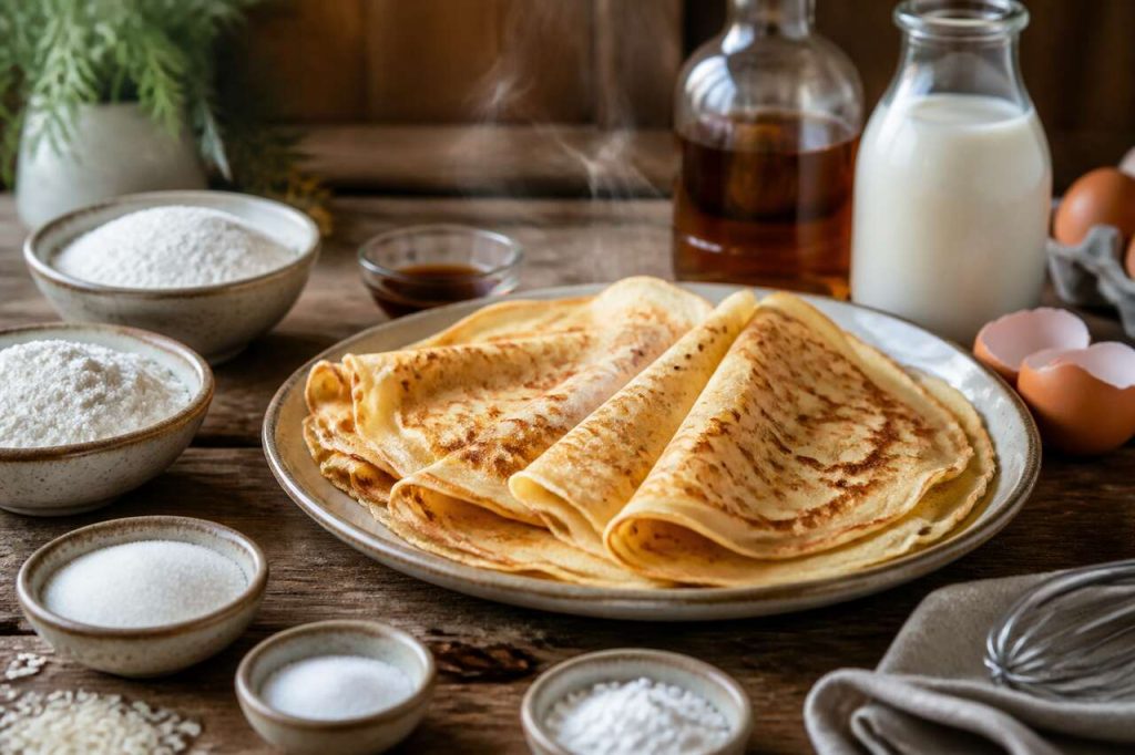 Crêpes sans gluten : moelleuses et faciles