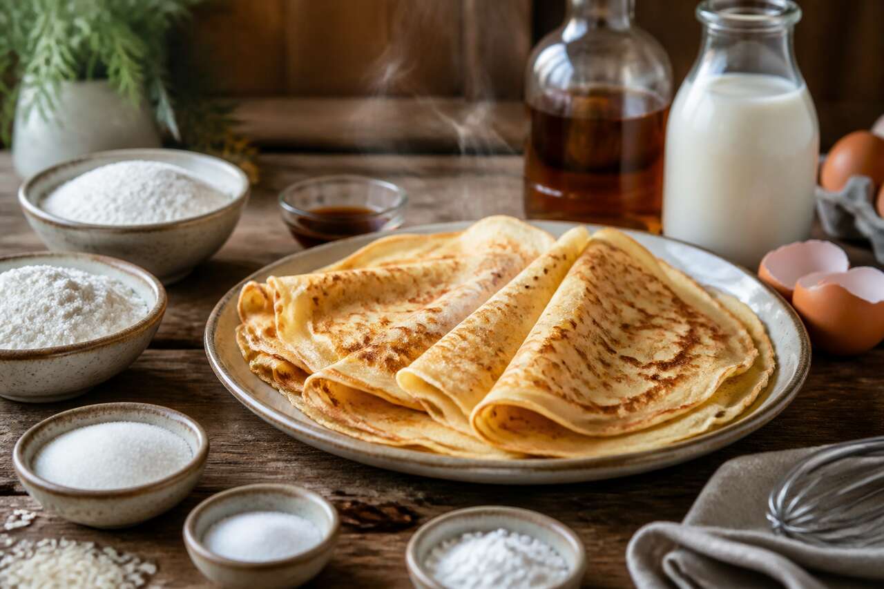 Crêpes sans gluten : moelleuses et faciles