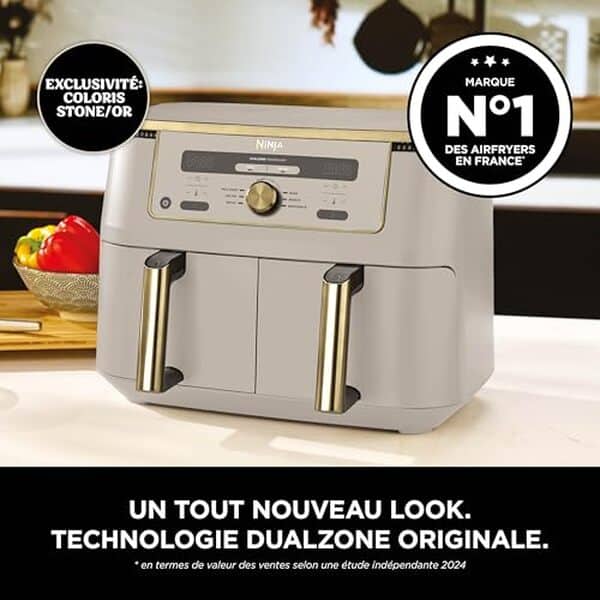 Découvrez notre test détaillé de la friteuse à air chaud Ninja Air Fryer Dual Zone MAX 9, 5 L : performances, résultats de cuisson et verdict final pour faire le bon choix. 