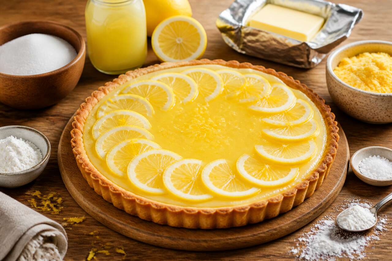 Tarte au citron classique : recette simple et savoureuse