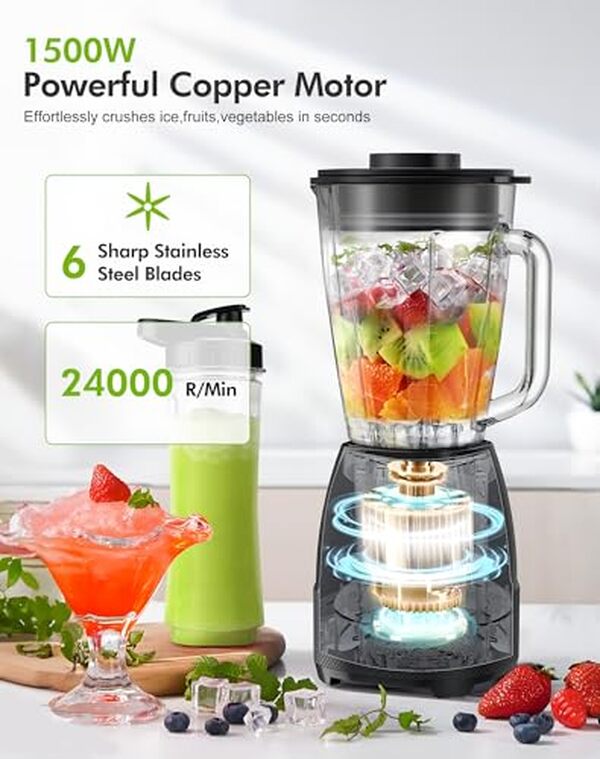 Découvrez notre test complet du blender mixeur 1500W : performances, polyvalence et avis détaillé pour bien choisir votre appareil de cuisine. 