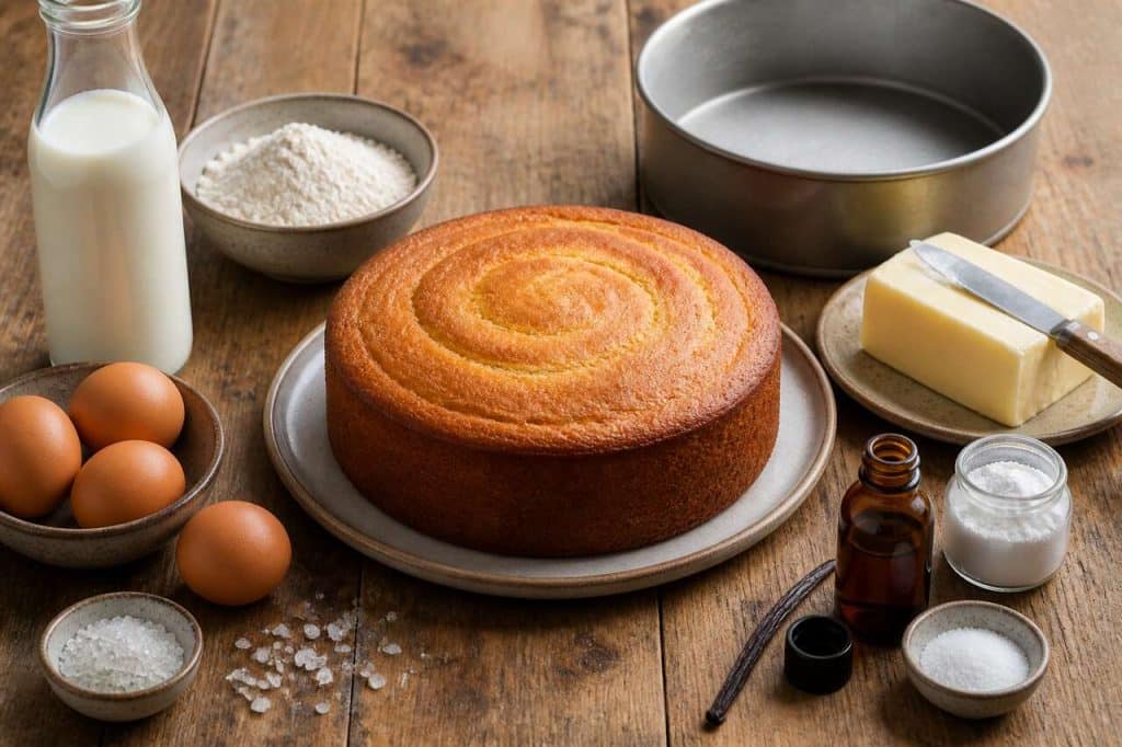 Comment préparer un délicieux gâteau avec 1/2 litre de lait ?