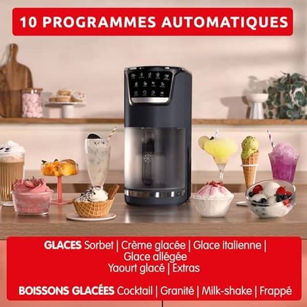 Découvrez notre test complet de la Moulinex Dolci, la machine à glaces performante idéale pour préparer des desserts glacés maison. Avis, caractéristiques et performances. 