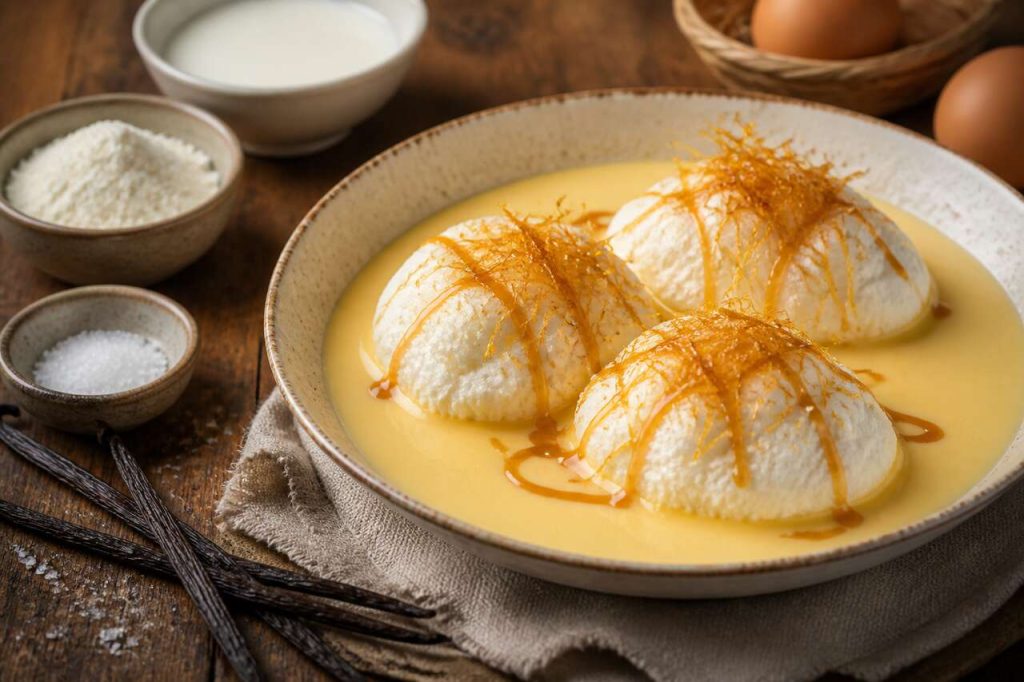 Recette facile d'île flottante maison