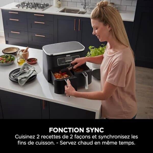Découvrez notre test détaillé du Ninja Foodi Dual Zone Airfryer : performance, fonctionnalités et praticité pour bien cuisiner sans huile