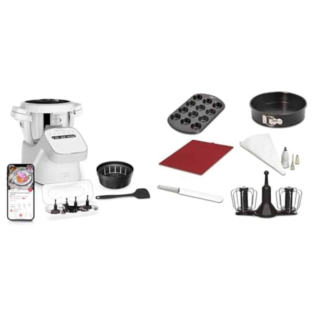 Test du Moulinex companion HF8408F1 XXL : le robot cuiseur ultime avec kit pâtisserie