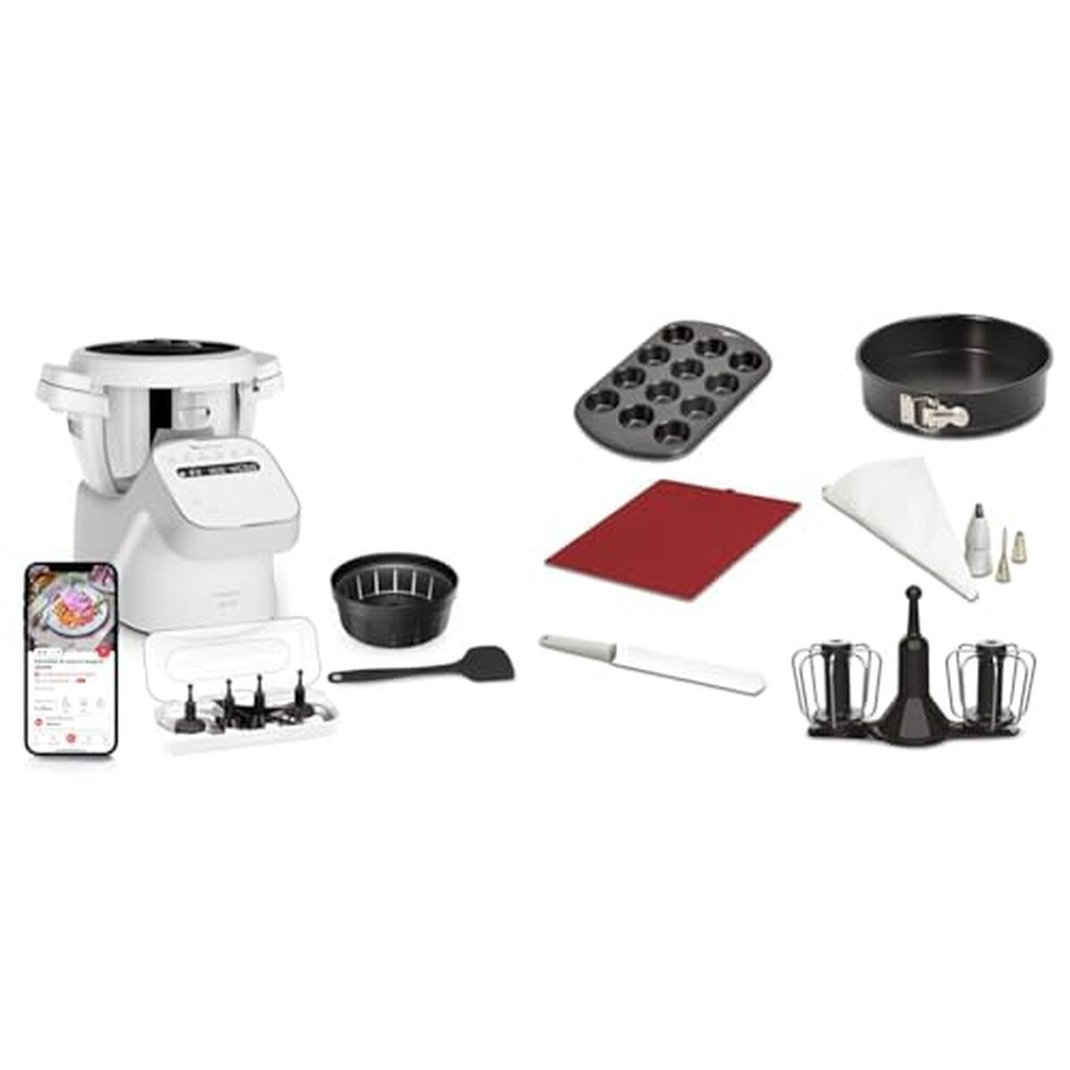 Test du Moulinex companion HF8408F1 XXL : le robot cuiseur ultime avec kit pâtisserie
