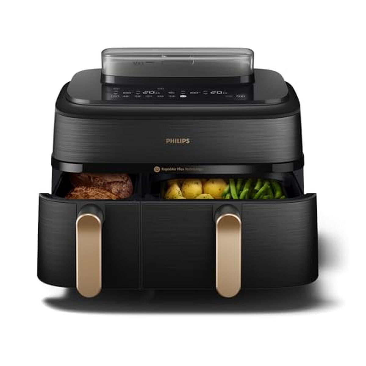 Test : philips Airfryer Série 5000 double panier et cuisson vapeur