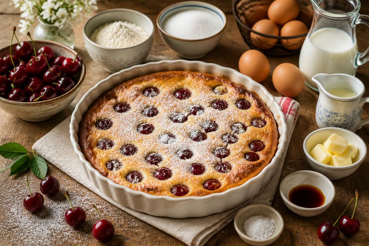 Clafoutis aux cerises : recette facile et traditionnelle
