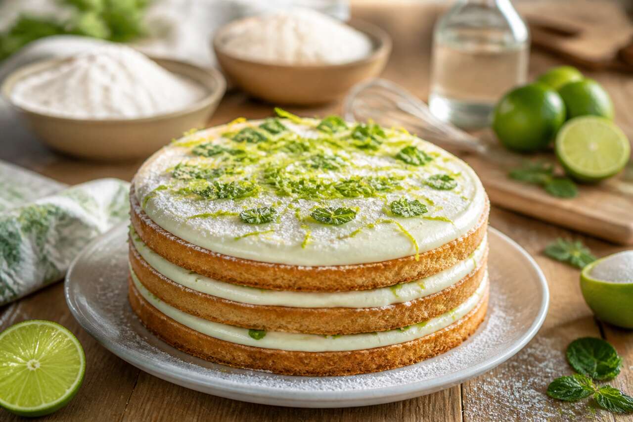 Recette du layer cake façon mojito
