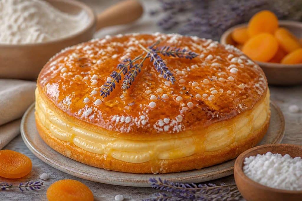 Recette de tropézienne abricot et lavande
