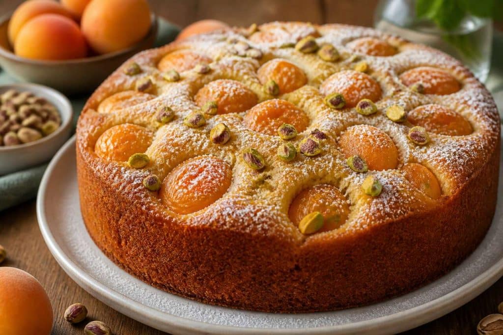 Recette de moelleux aux pistaches et abricots