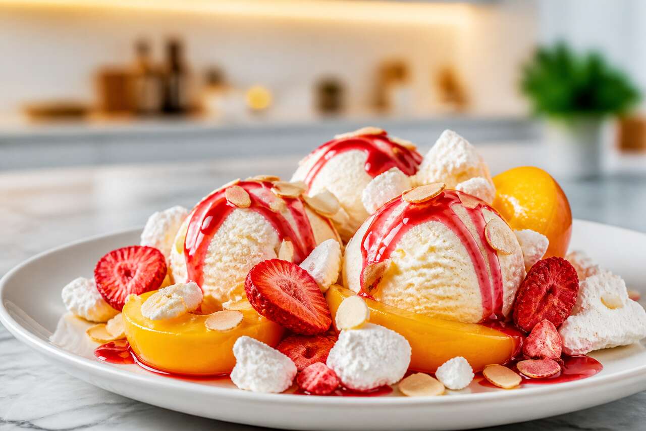Recette des fraises Melba
