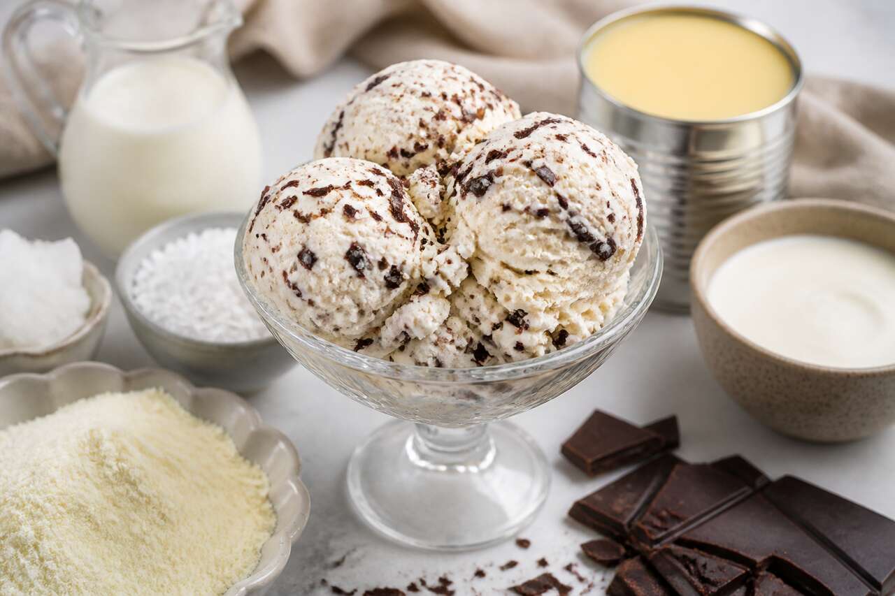 Recette de glace stracciatella maison