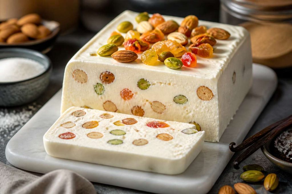 Recette de nougat glacé maison facile et gourmand