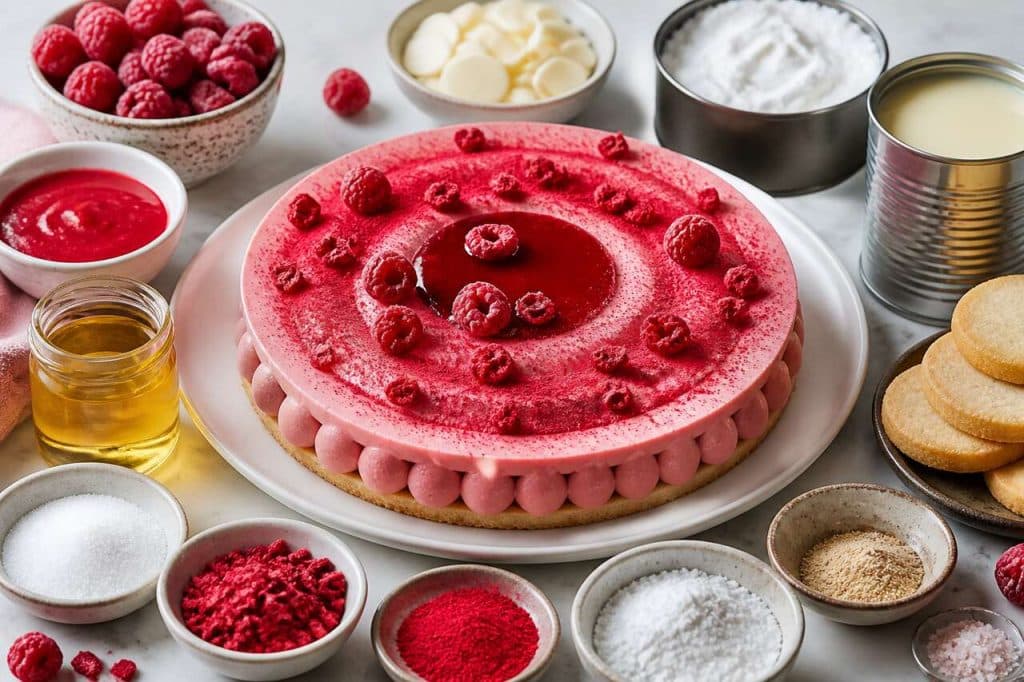 Recette de la framboise de Christophe Adam