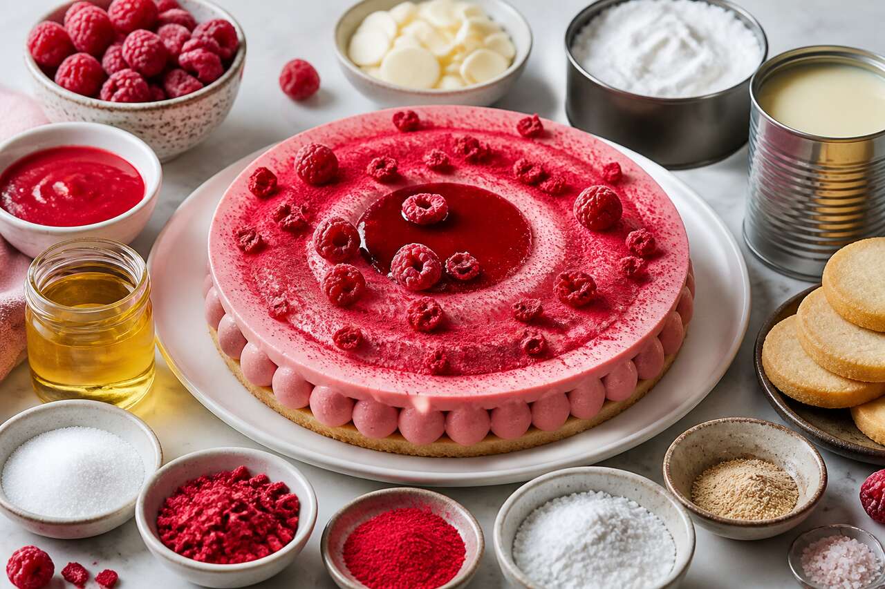 Recette de la framboise de Christophe Adam