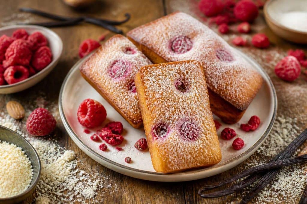 Recette de financiers aux framboises moelleux et fondants