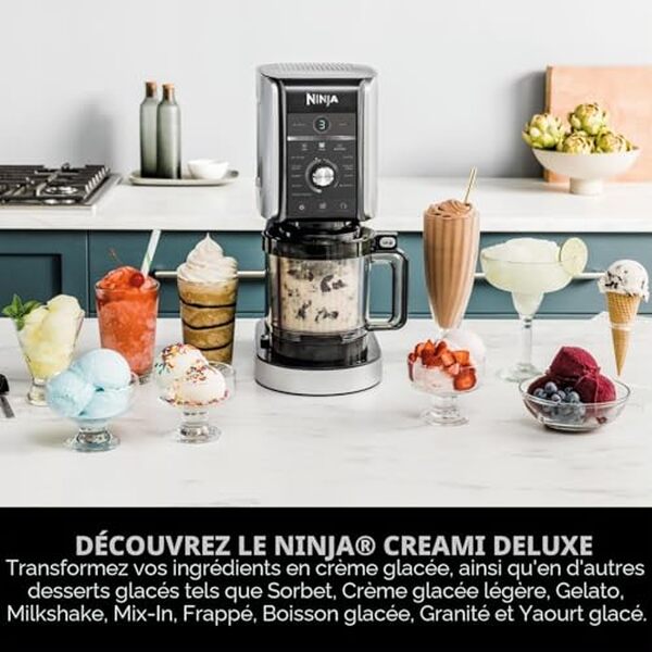Découvrez notre test détaillé du Ninja CREAMi Deluxe : performances, fonctionnalités et verdict sur cette sorbetière polyvalente et innovante.