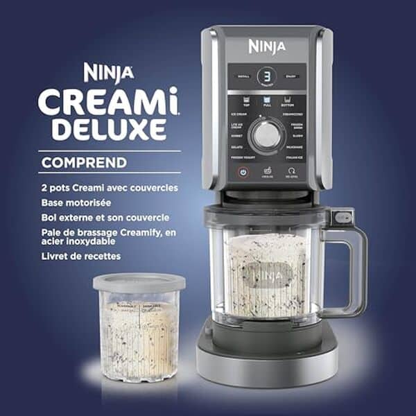 Découvrez notre test détaillé de la sorbetière ninja creamI deluxe NC502EU : performances, fonctionnalités et avis complets pour bien choisir votre appareil multifonction. 
