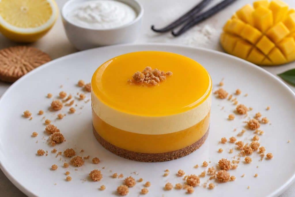 Recette d'entremets à la mangue
