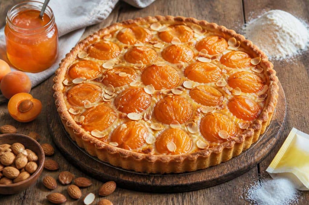 Recette de tarte aux abricots moelleuse