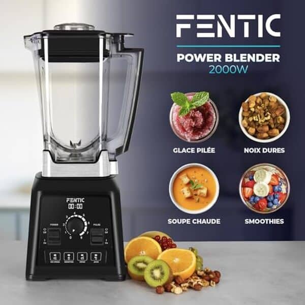 Découvrez notre test détaillé du blender Fentic 2000W : performances, fonctionnalités et verdict final pour ce modèle puissant et polyvalent. 