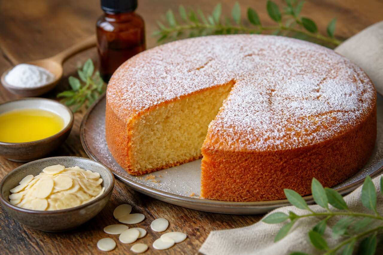 Recette du pain de Gênes : le gâteau moelleux aux amandes