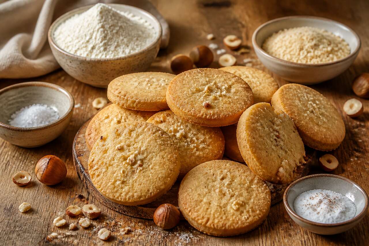 Recette de sablés aux noisettes croustillants et fondants