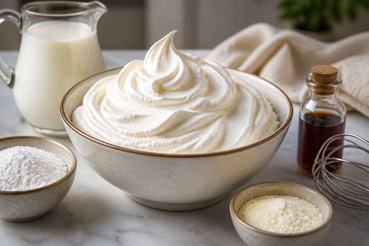 Recette facile de chantilly maison