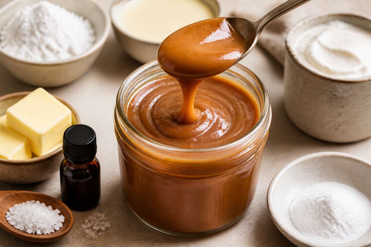 Recette de pâte à tartiner au caramel beurre salé maison