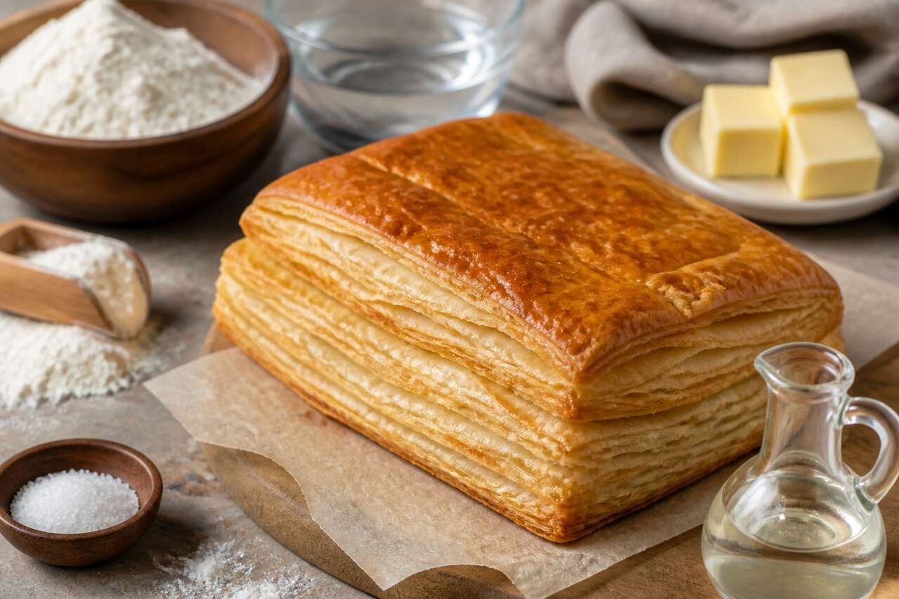 Recette de pâte feuilletée inversée maison