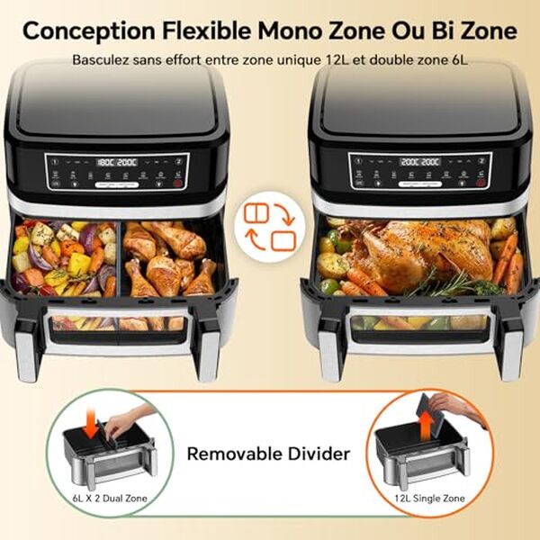 Découvrez notre test complet de l'air fryer 12L : performance, capacité XXL et résultats culinaires. Avis détaillé et comparatif pour bien choisir votre friteuse sans huile.
