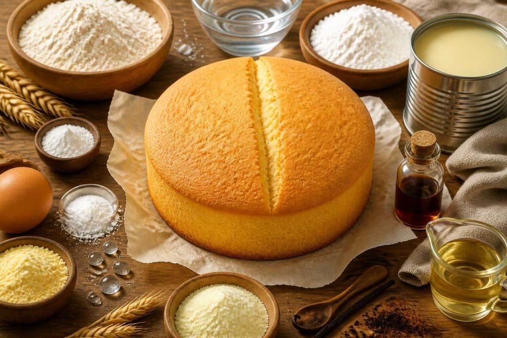 Cake sucré moelleux à la vanille