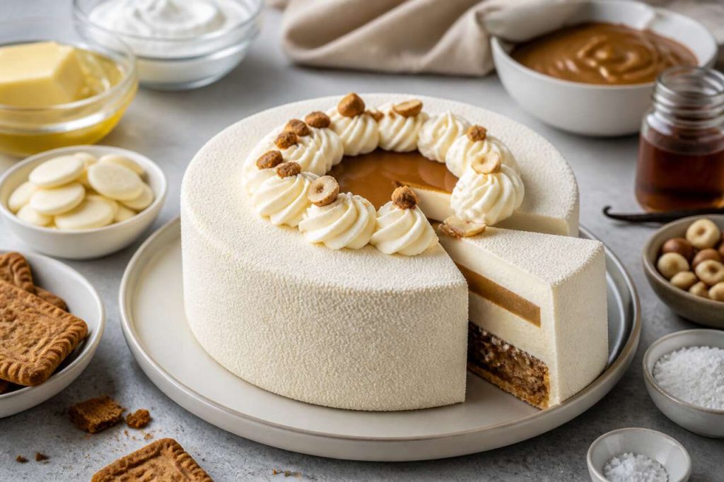 Recette d'entremets avec effet velours parfait