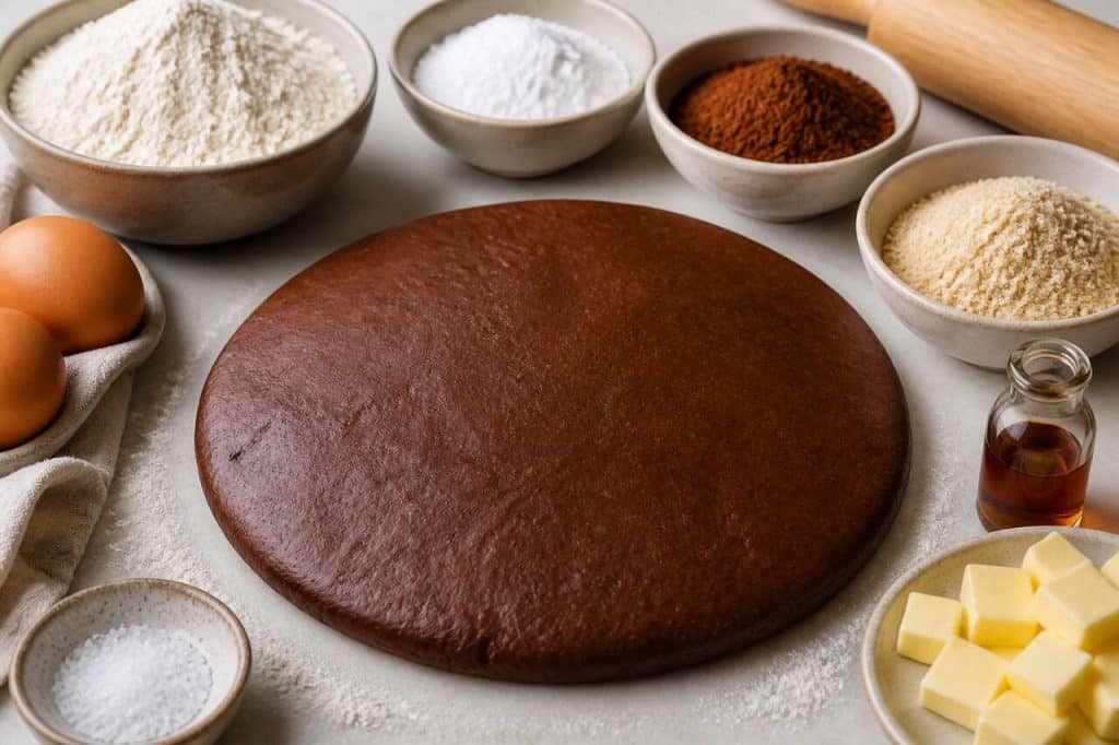 Recette de pâte sucrée au cacao