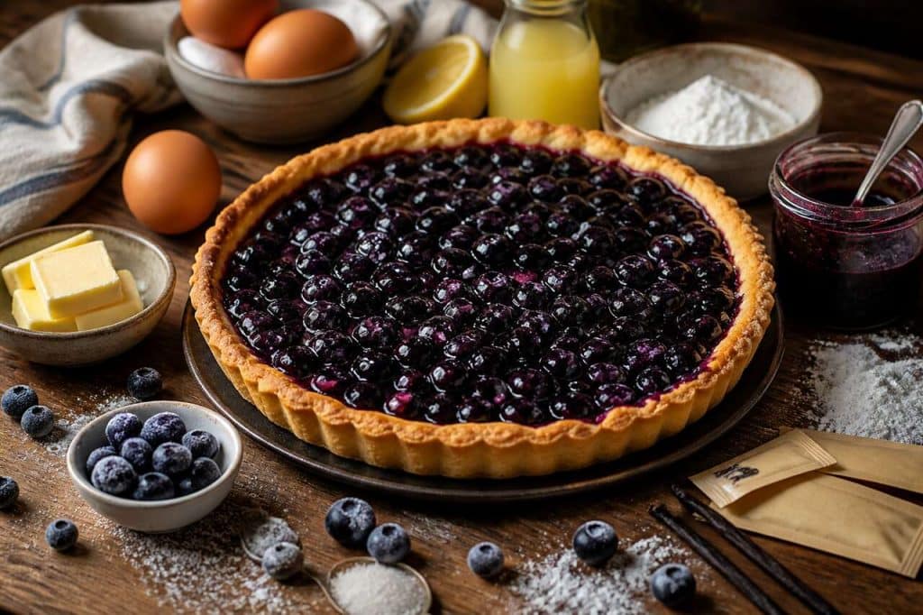 Tarte aux myrtilles façon grand-mère : recette traditionnelle