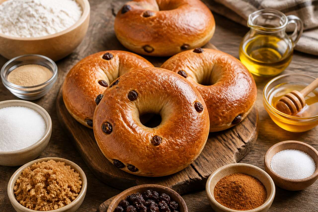 Recette de bagels à la cannelle et aux raisins