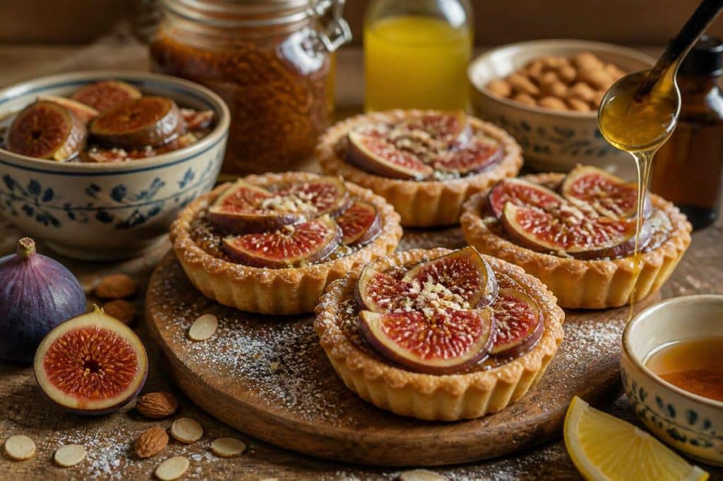 Recette de tartelettes aux figues fraîches