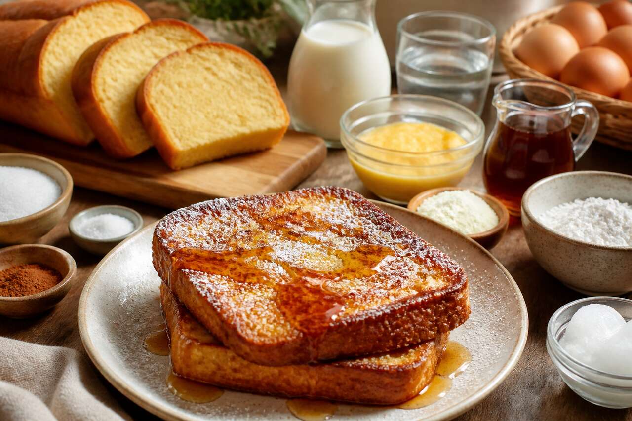 Recette de brioche façon pain perdu